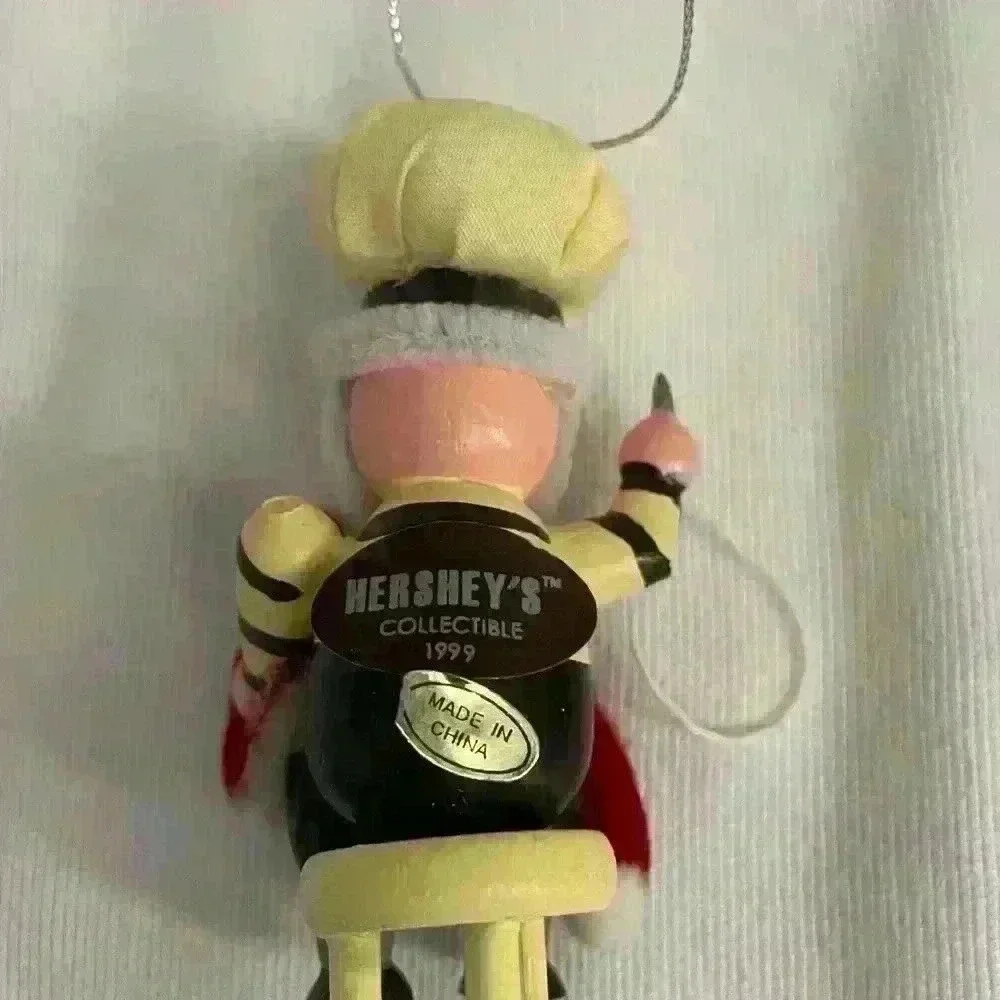Vintage Hersheys Ornaments Set of 6 Christmas Holiday